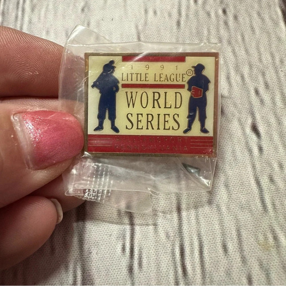 vintage little league world series hat cap pins set of 6 80s 90s-2000s baseball - Picture 3 of 10